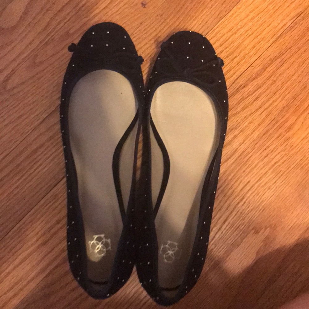 Studded ballet flat